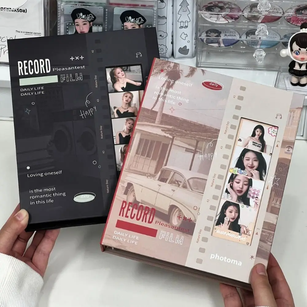 Kawaii Ретро черный Moive список A5 Kpop Фотокарточка Магнитная связующая Коллекция Книга Idol фотоальбом
Kawaii Ретро черный Moive список A5 Kpop Фотокарточка Магнитная связующая Коллекция Книга Idol фотоальбом