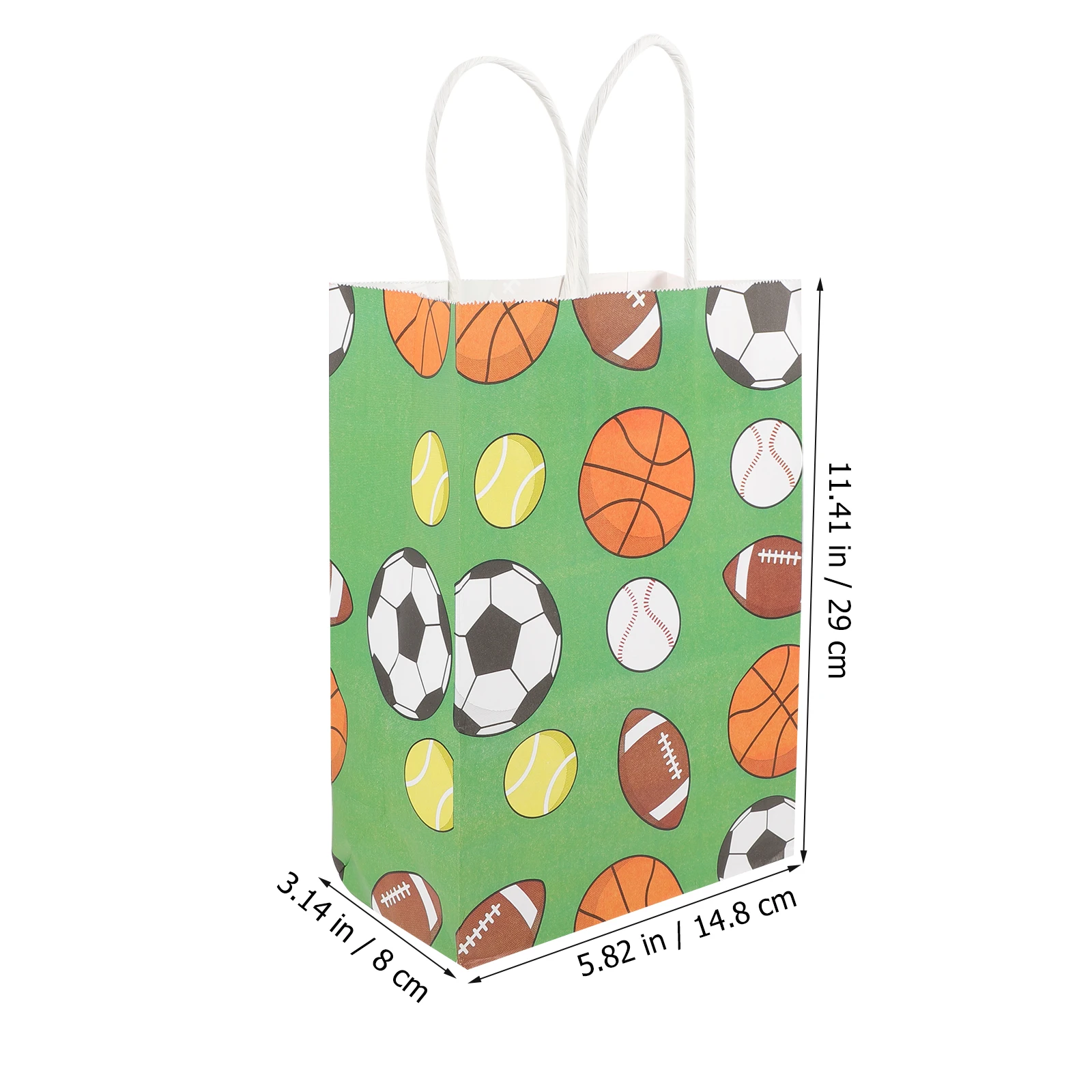 12pcs Gift Bag Paper Big Storage Sports Ball Snack Shop Wrapping Presents Balls Decorative Bouquet Packaging
12pcs Gift Bag Paper Big Storage Sports Ball Snack Shop Wrapping Presents Balls Decorative Bouquet Packaging