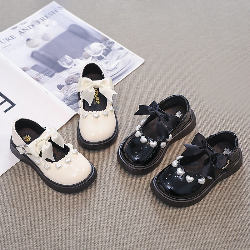 Kids PU Leather Shoes for Girls 2025 Autumn Non-slip Toddler Princess Shoes with Shiny Bowtie Simple Classic School Mary Jane
Kids PU Leather Shoes for Girls 2025 Autumn Non-slip Toddler Princess Shoes with Shiny Bowtie Simple Classic School Mary Jane