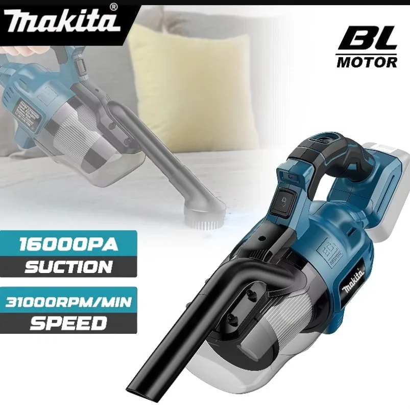 Беспроводной портативный ручной пылесос Makita, многофункциональный инструмент для уборки пыли, электрический пылесос, совместимый с 18В/20В
Беспроводной портативный ручной пылесос Makita, многофункциональный инструмент для уборки пыли, электрический пылесос, совместимый с 18В/20В