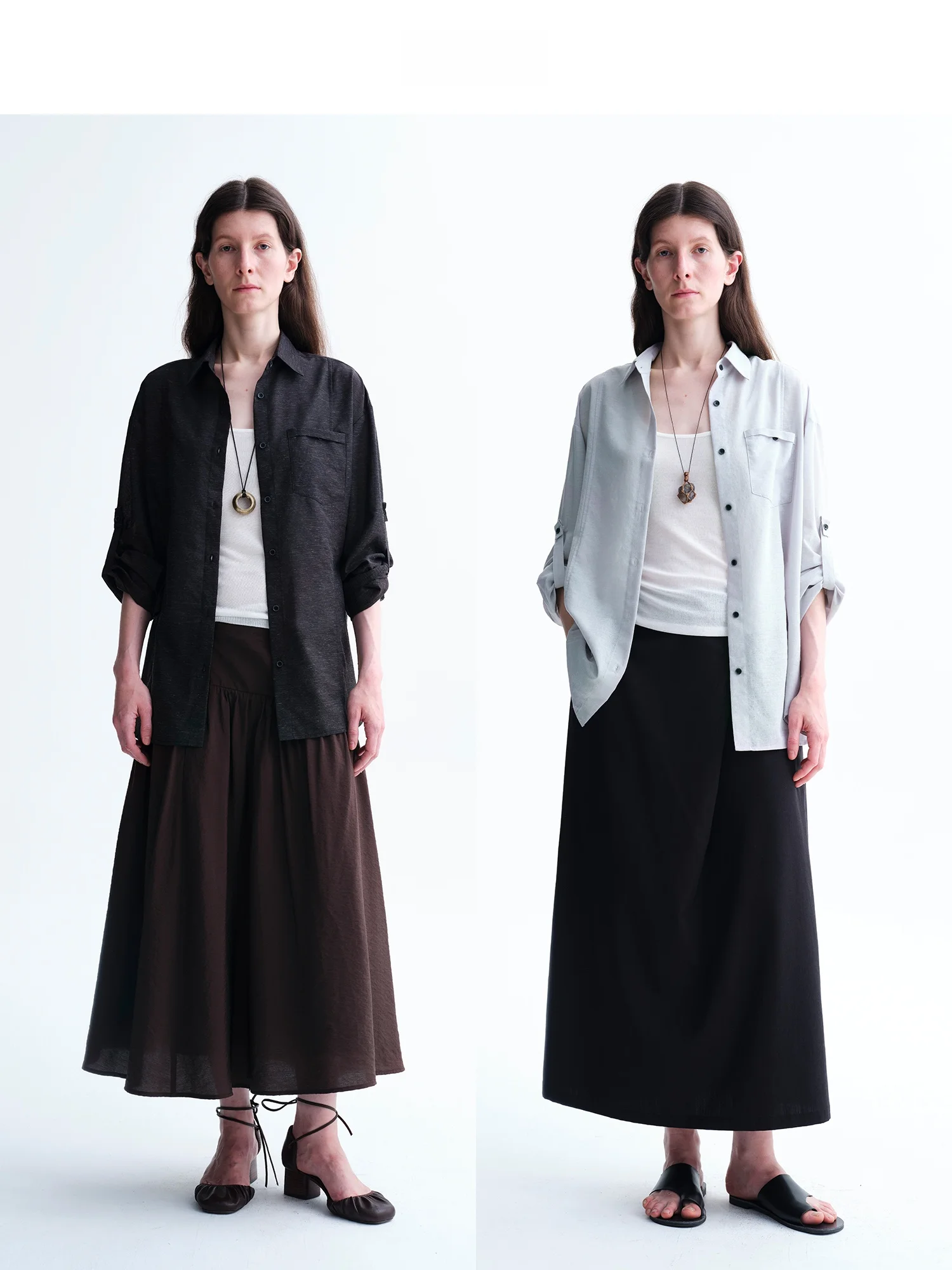 Linen Texture Sensation Spring Summer Lightweight Loose Shoulder Flip Collar Shirt Breathable Skin-Friendly Long Sleeve Women...
Linen Texture Sensation Spring Summer Lightweight Loose Shoulder Flip Collar Shirt Breathable Skin-Friendly Long Sleeve Women...