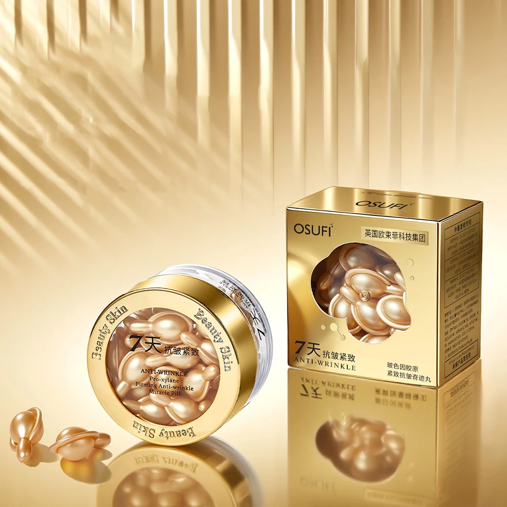 OSUFI Pro-Xylane Essence Capsules Tighten Facial Contours Reduce Wrinkles Oil Control Moisturizing Essence Beauty Face Skincare
OSUFI Pro-Xylane Essence Capsules Tighten Facial Contours Reduce Wrinkles Oil Control Moisturizing Essence Beauty Face Skincare