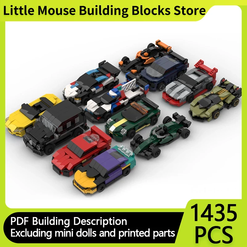Speed Champion City Car Model MOC Building Bricks Mini Cars Modular Technology Gifts Children Toys Suit Holiday Assemble
Speed Champion City Car Model MOC Building Bricks Mini Cars Modular Technology Gifts Children Toys Suit Holiday Assemble