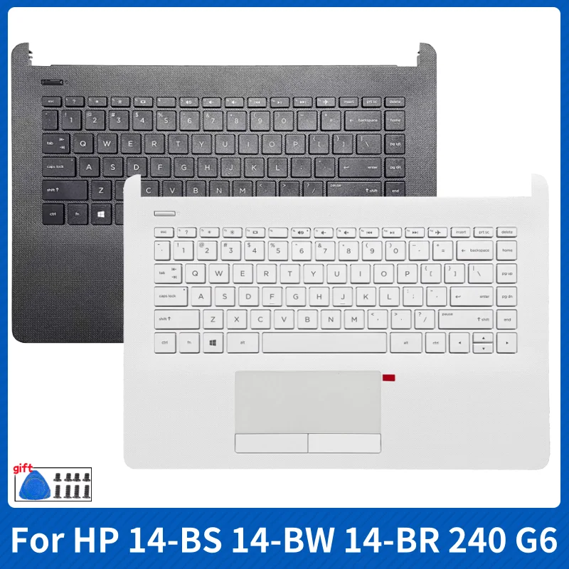 New For HP 14-BS 14-BW 14-BR 240 G6 TPN-Q186 TPN-Q187 US/TI/LA/KOR Keyboard Palmrest Upper Cover Replacement Keyboard Casing
New For HP 14-BS 14-BW 14-BR 240 G6 TPN-Q186 TPN-Q187 US/TI/LA/KOR Keyboard Palmrest Upper Cover Replacement Keyboard Casing