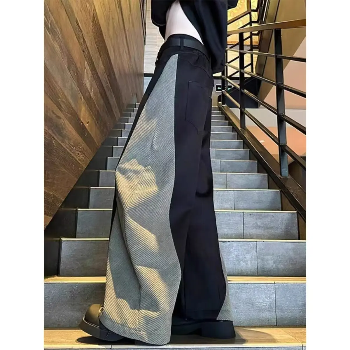 Fall Large Size 250 Pou Patchwork Wide Leg Pants Zipper Micro Flared American Retro Color Blo Straight Drapey Wide Leg T...
Fall Large Size 250 Pou Patchwork Wide Leg Pants Zipper Micro Flared American Retro Color Blo Straight Drapey Wide Leg T...