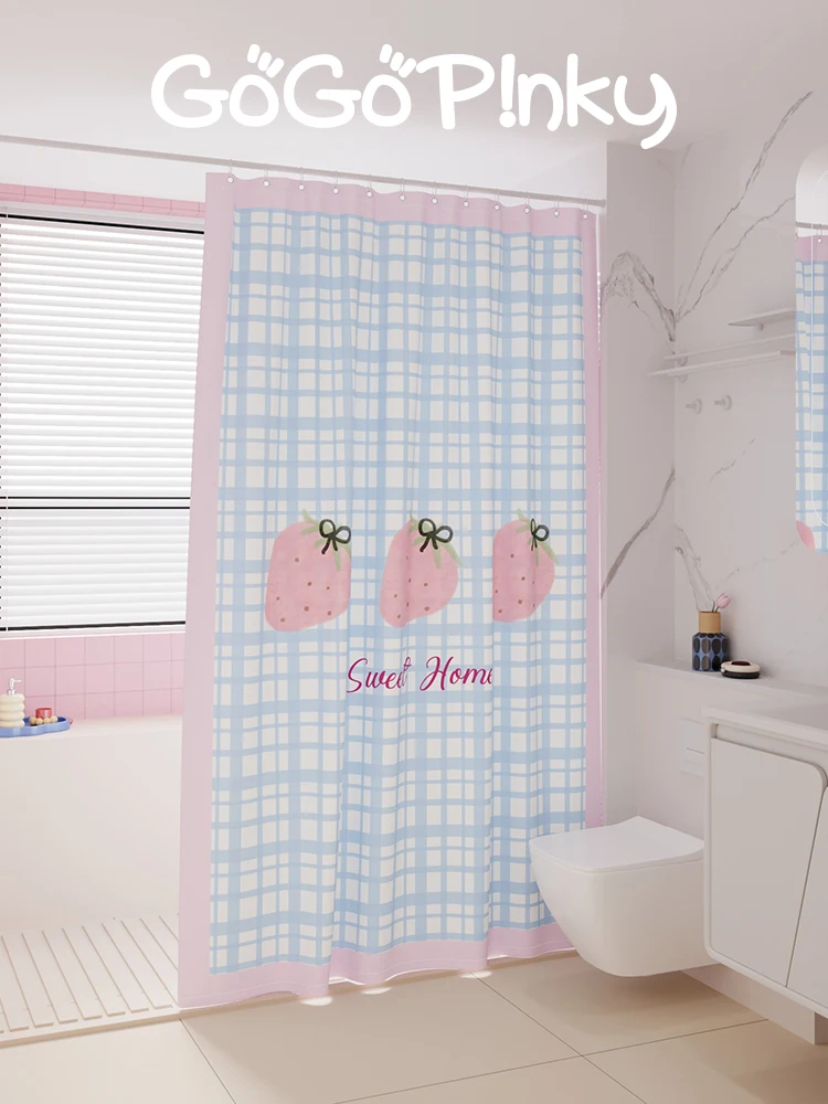 Simple Korean Style Bathroom Shower Curtain Home Use Partition Door Curtain No Drilling Required Four Season Universal
Simple Korean Style Bathroom Shower Curtain Home Use Partition Door Curtain No Drilling Required Four Season Universal