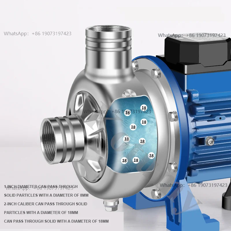 250W-2200W Centrifugal Water Pump Corrosion-Resistant Acid Alkali Resistant 304 Stainless Steel Sewage Pump Pump
250W-2200W Centrifugal Water Pump Corrosion-Resistant Acid Alkali Resistant 304 Stainless Steel Sewage Pump Pump