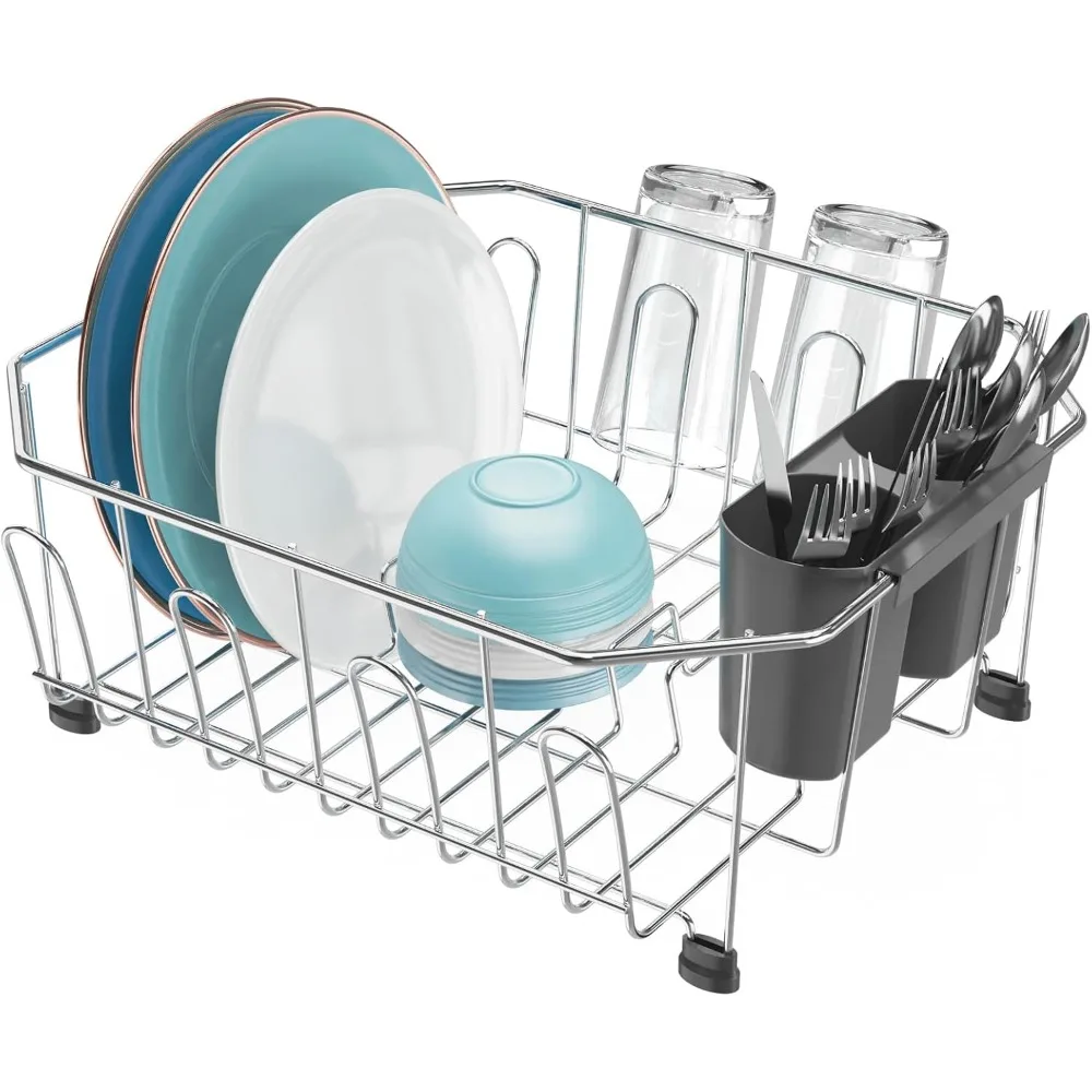 Small In-Sink Dish Drying Rack, Stainless Steel Rust Resistant Compact Drainer for RV Apartment 1–2 Person
Small In-Sink Dish Drying Rack, Stainless Steel Rust Resistant Compact Drainer for RV Apartment 1–2 Person