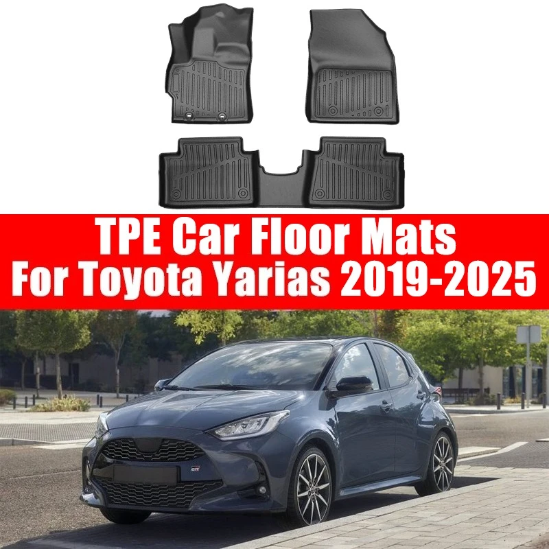 TPE Car Floor Mats for Toyota Yaris 2019-2025 All-Weather Waterproof Non-Slip Trunk Protective Mat Car Interior Accessories
TPE Car Floor Mats for Toyota Yaris 2019-2025 All-Weather Waterproof Non-Slip Trunk Protective Mat Car Interior Accessories