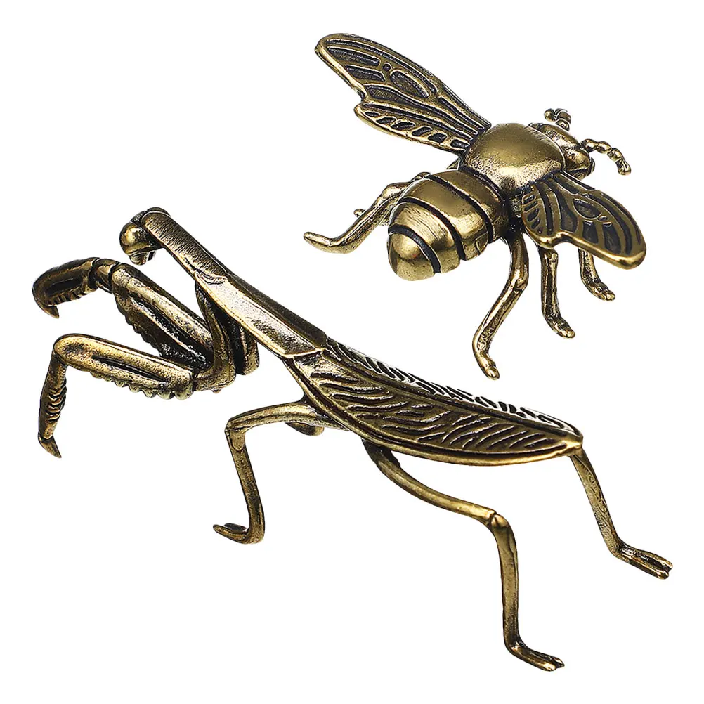 2pcs Tea Pet Ornament Copper Craft Decor Bee Statues Handmade Unique Design Solid Copper Retro Home Decor Gifts
2pcs Tea Pet Ornament Copper Craft Decor Bee Statues Handmade Unique Design Solid Copper Retro Home Decor Gifts