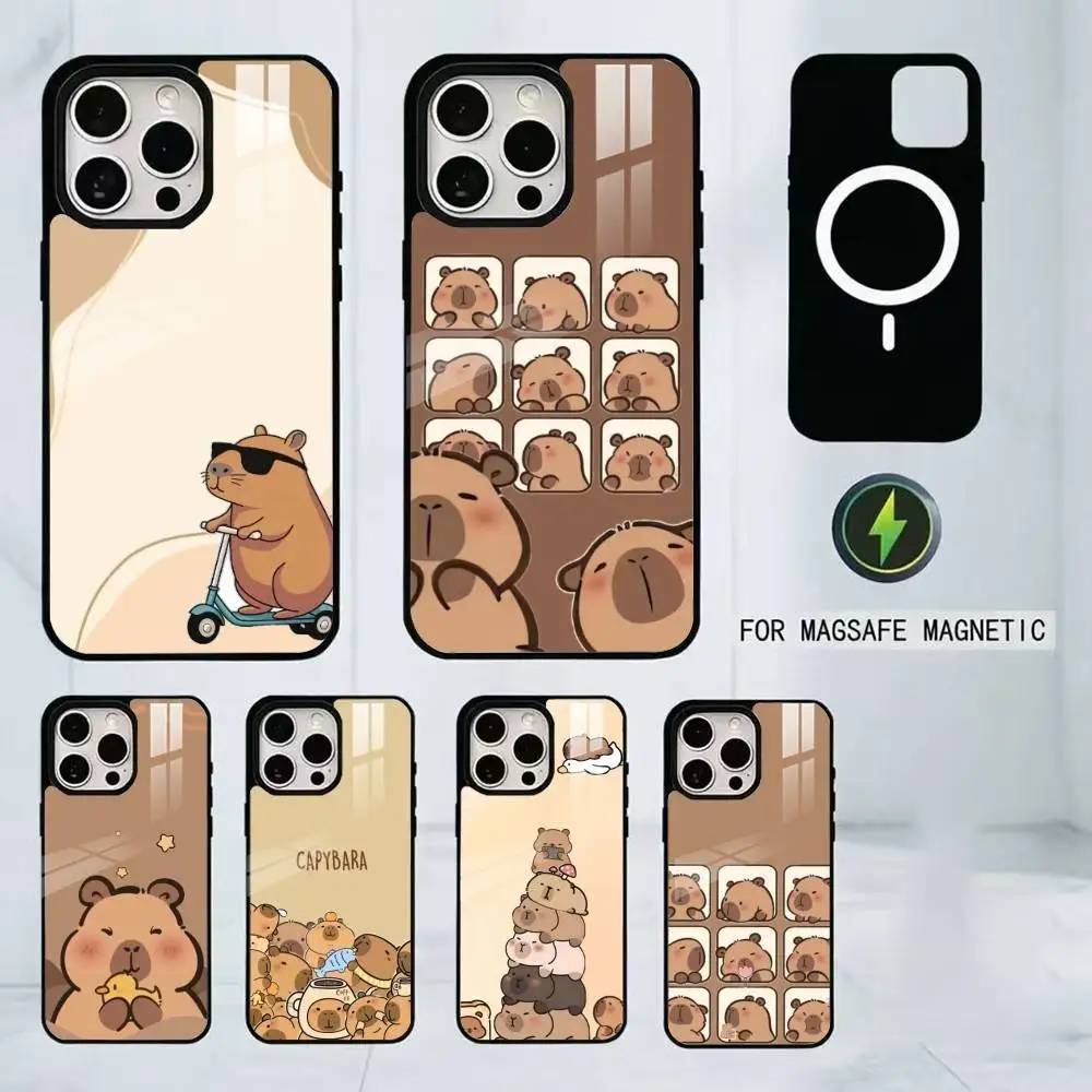 Cartoon Animal Capybara Phone Case For iPhone17,16,15,14,13,12,11 Plus,Pro Magnetic For Magsafe Wireless Charging
Cartoon Animal Capybara Phone Case For iPhone17,16,15,14,13,12,11 Plus,Pro Magnetic For Magsafe Wireless Charging
