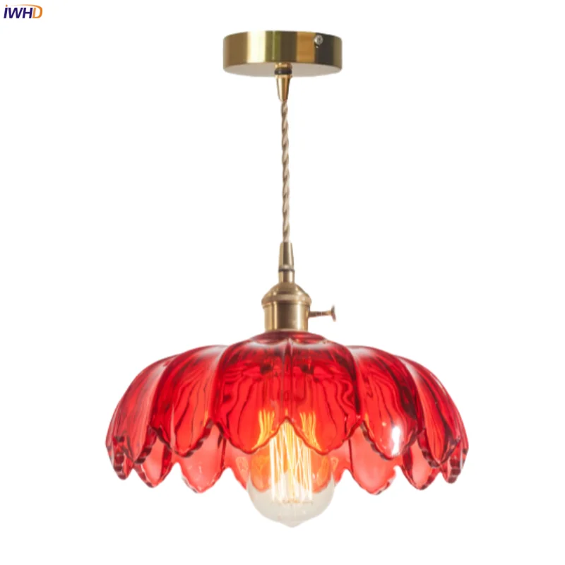 IWHD Red Nordic Minimalism LED Pendant Lamp Cafe Bar Restaurant Bedroom Living Room Loft Brass Glass Hanging Light Decoration
IWHD Red Nordic Minimalism LED Pendant Lamp Cafe Bar Restaurant Bedroom Living Room Loft Brass Glass Hanging Light Decoration