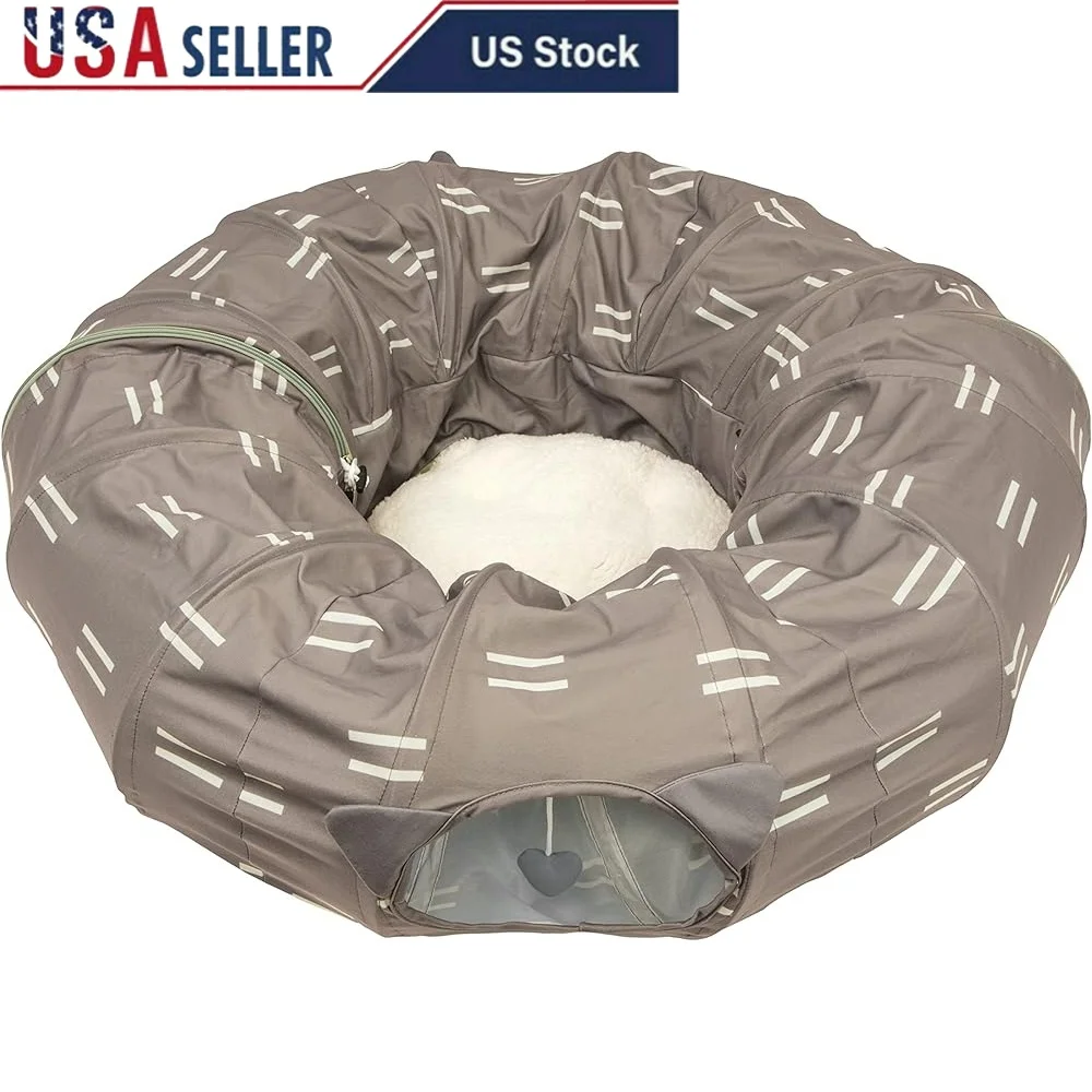 Pop Up Cat Bed Tunnel Toy Portable Play Space Easy Clean Indoor Outdoor Large Cats
Pop Up Cat Bed Tunnel Toy Portable Play Space Easy Clean Indoor Outdoor Large Cats