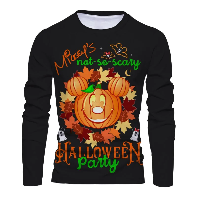 Horror Halloween Collection Disney Brand Mickey and Minnie Anime 3D Printing Fashion Casual Men's Round Neck Long Sleeve T-Shirt
Horror Halloween Collection Disney Brand Mickey and Minnie Anime 3D Printing Fashion Casual Men's Round Neck Long Sleeve T-Shirt