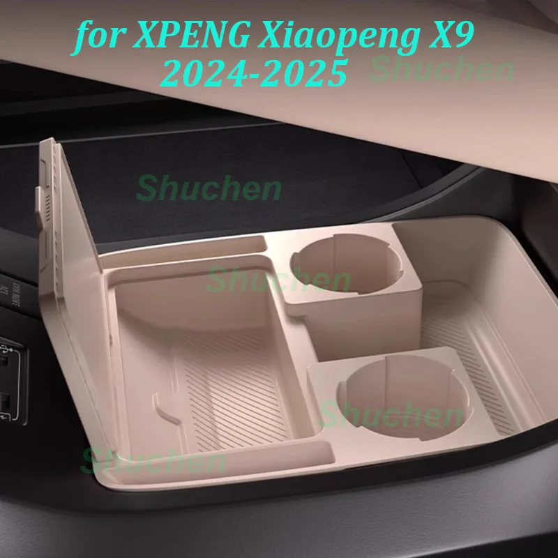 Car Under Central Console Storage Box for XPENG Xiaopeng X9 2024-2025 Cup Holder With Lid Silicone Box Interior Accessories
Car Under Central Console Storage Box for XPENG Xiaopeng X9 2024-2025 Cup Holder With Lid Silicone Box Interior Accessories