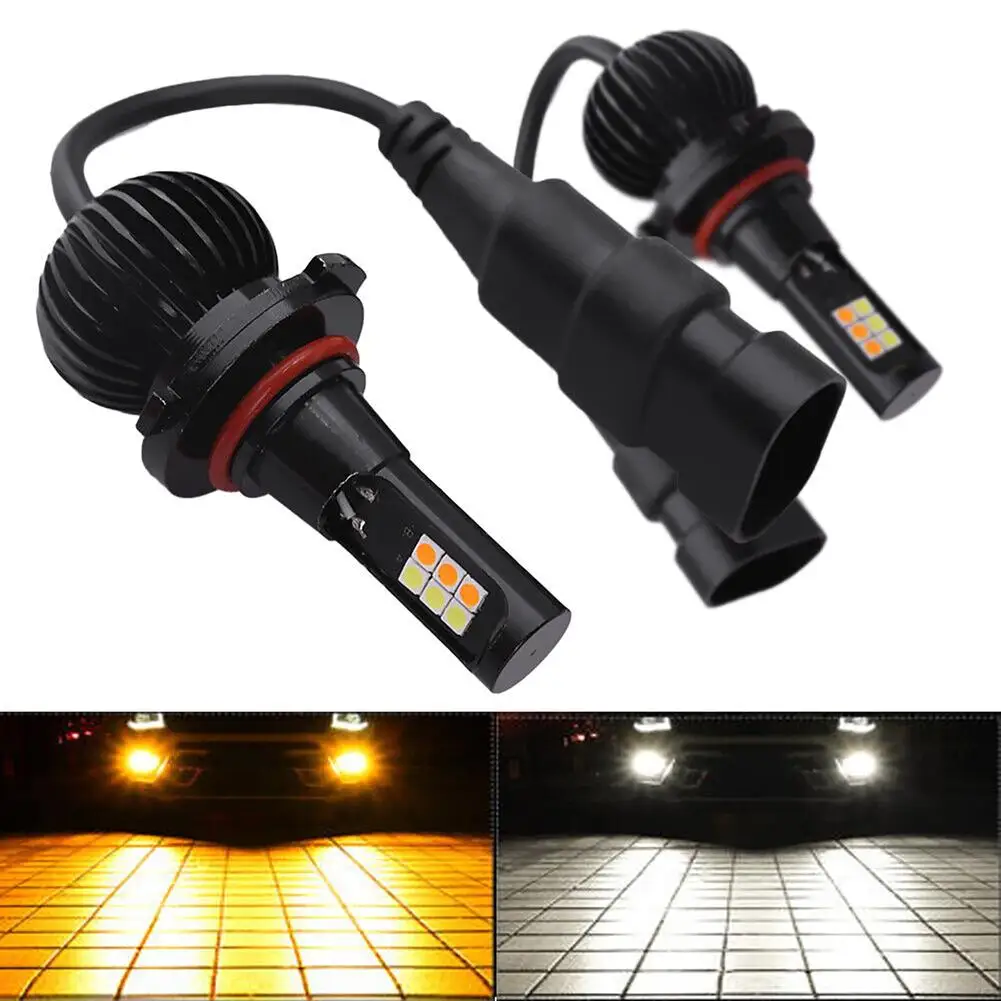 2Pcs Car LED Headlight Bulbs 9005 HB3 9006 HB4 16SMD 30W 3000K/6000K White/Yellow Fog Lamp Conversion Kit
2Pcs Car LED Headlight Bulbs 9005 HB3 9006 HB4 16SMD 30W 3000K/6000K White/Yellow Fog Lamp Conversion Kit