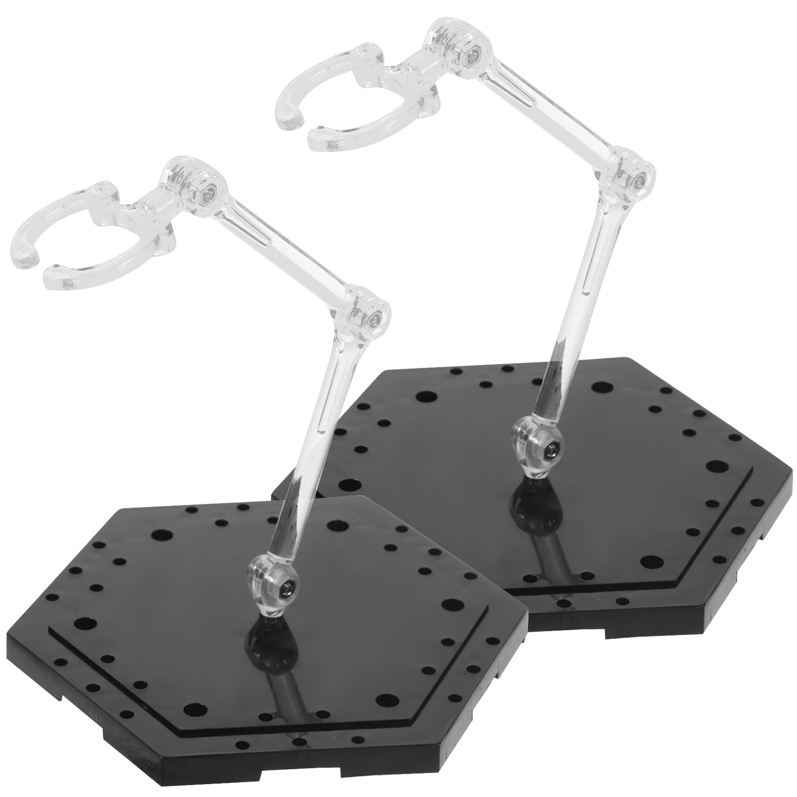 2 Pcs Models Action Figure Display Stand Adjustable Displaying Figurine Support Holder Plastic Black Desktop
2 Pcs Models Action Figure Display Stand Adjustable Displaying Figurine Support Holder Plastic Black Desktop