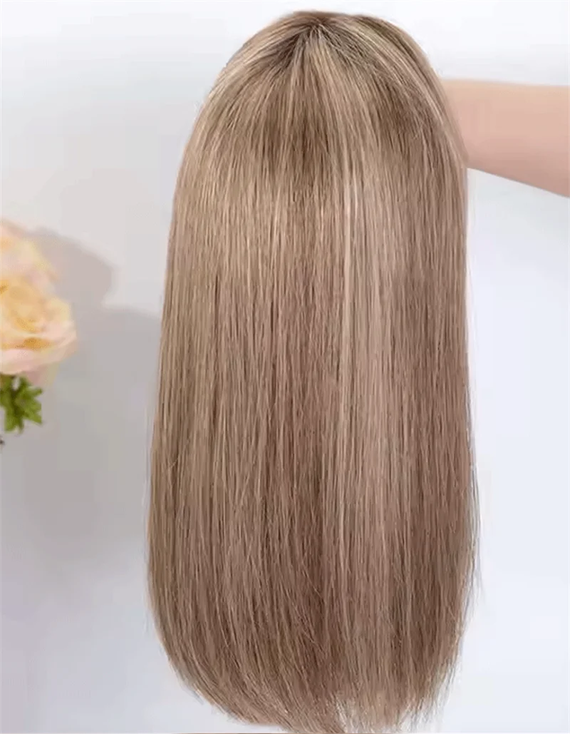 Synthetic Lace Front Front Wig Light Brown Blonde Streaks 13×4Synthetic Glueless Wig Long Straight High Quality Natural Lace Wig
Synthetic Lace Front Front Wig Light Brown Blonde Streaks 13×4Synthetic Glueless Wig Long Straight High Quality Natural Lace Wig
