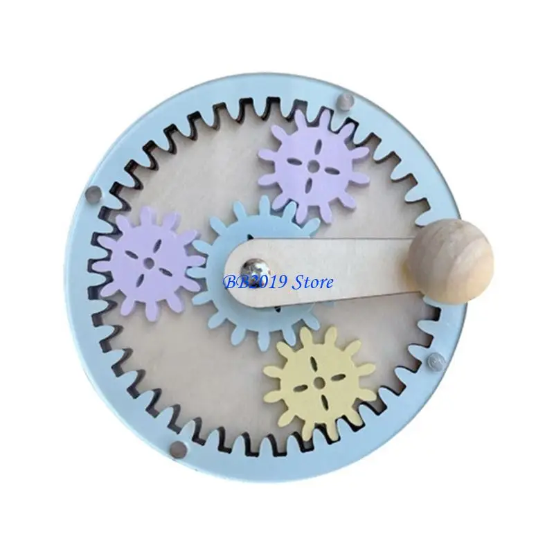Q0KB DIY Hand Crank Gear Activity Board STEM Learning Toy For Kids Ages 3+ With Natural Construction
Q0KB DIY Hand Crank Gear Activity Board STEM Learning Toy For Kids Ages 3+ With Natural Construction