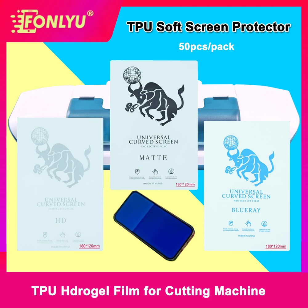 FONLYU TPU Film Hydrogel Movies Phone Screen Protector Frosted HD Anti-blueray Anti peeping Sheets for Smart Cutting Machine
FONLYU TPU Film Hydrogel Movies Phone Screen Protector Frosted HD Anti-blueray Anti peeping Sheets for Smart Cutting Machine
