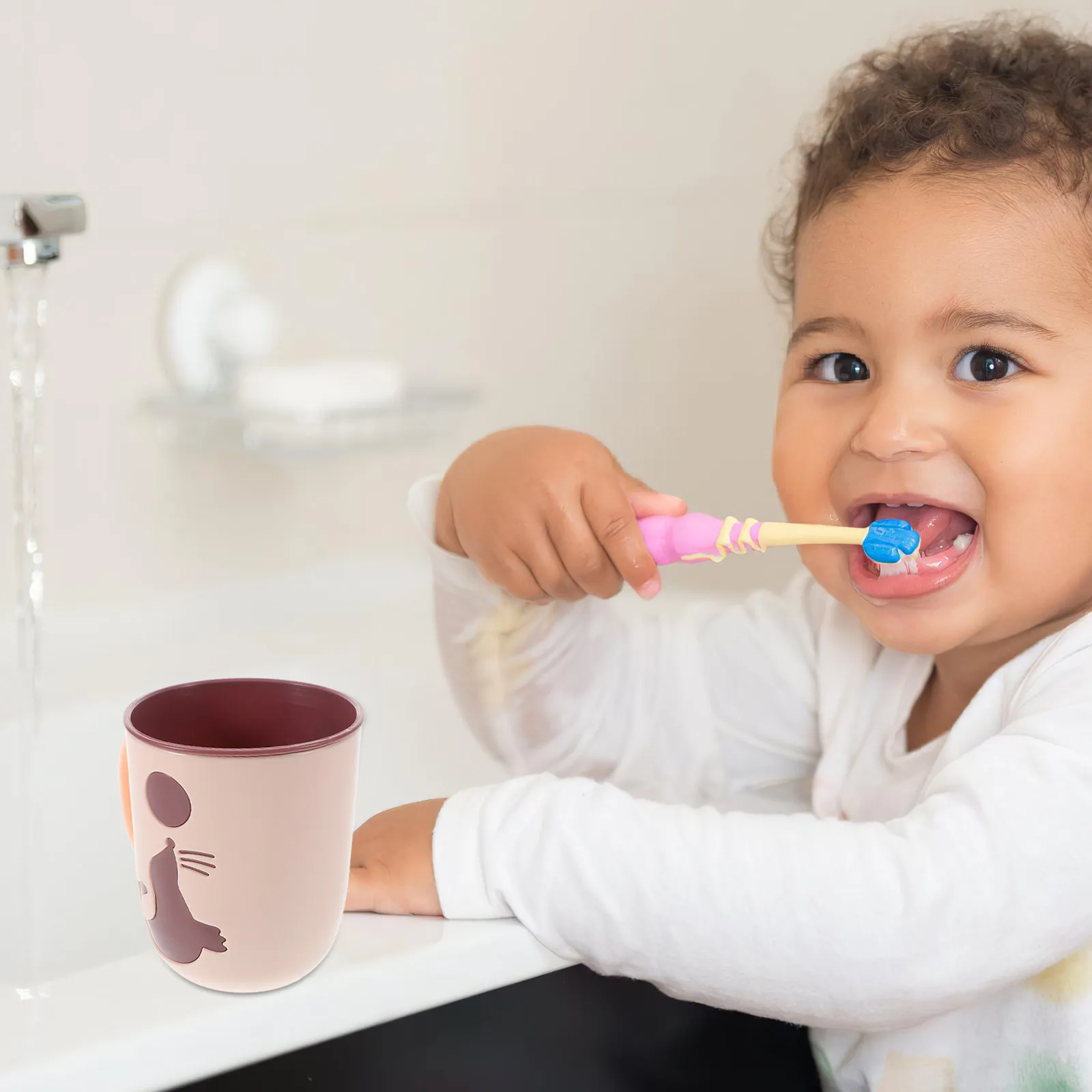 Fun Dolphin Shaped Rinsing Cup Portable Toothbrush Mug for Bathroom Decor and on-The-Go Oral Care Toothbrush Cups
Fun Dolphin Shaped Rinsing Cup Portable Toothbrush Mug for Bathroom Decor and on-The-Go Oral Care Toothbrush Cups