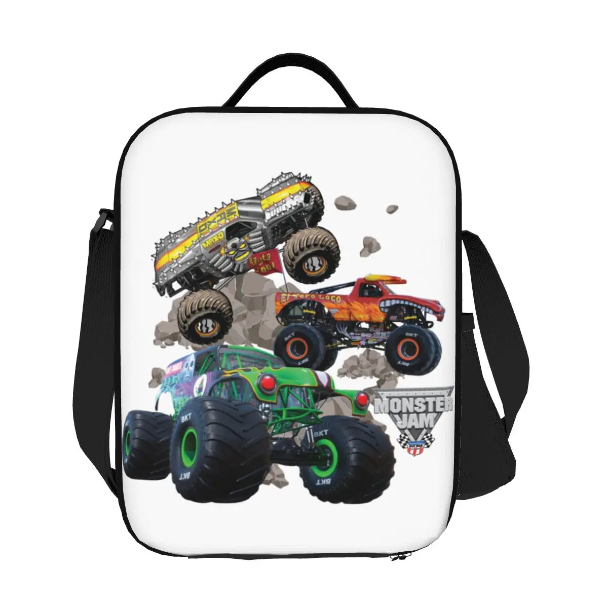 Изготовленная на заказ сумка для обеда Monster Truck Monster Jam, женская теплая изолированная коробка для завтрака-холодильника для детей, школы
Изготовленная на заказ сумка для обеда Monster Truck Monster Jam, женская теплая изолированная коробка для завтрака-холодильника для детей, школы