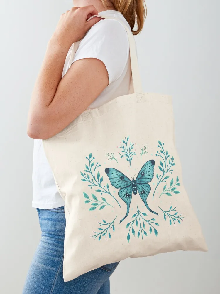 Mystical Moon Moth - Turquoise Tote Bag female bag canvas tote bag Large bags for women Women's handbag
Mystical Moon Moth - Turquoise Tote Bag female bag canvas tote bag Large bags for women Women's handbag