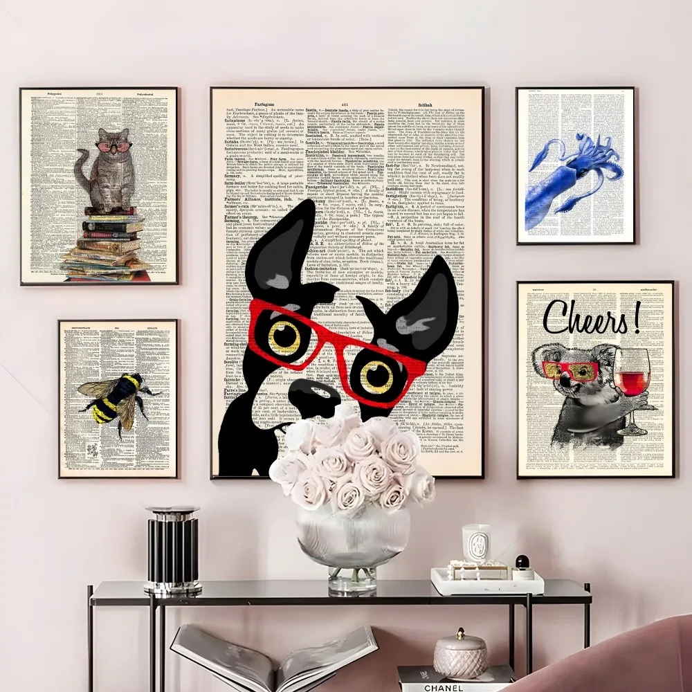 Text Art Animal Dog Cat Ins Retro Poster Sticky Wall Art Printing Waterproof Home Living Bed Room Bar Hallway Aesthetic Decor
Text Art Animal Dog Cat Ins Retro Poster Sticky Wall Art Printing Waterproof Home Living Bed Room Bar Hallway Aesthetic Decor