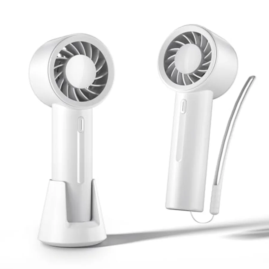 Portable Handheld Fan, Mini Hand Fan with Desktop Base, Small and Powerful 3 Speed, USB Rechargeable Battery Powered, Personal
Portable Handheld Fan, Mini Hand Fan with Desktop Base, Small and Powerful 3 Speed, USB Rechargeable Battery Powered, Personal