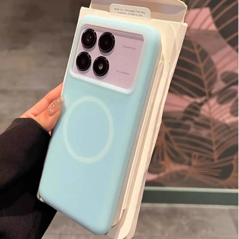 Magsafe Matte For Xiaomi Poco f7 ultra F6 Pro Redmi K70 ultra K80 Mi15 Pro Case Frosted Magnetic Shockproof Bumper Back Cover
Magsafe Matte For Xiaomi Poco f7 ultra F6 Pro Redmi K70 ultra K80 Mi15 Pro Case Frosted Magnetic Shockproof Bumper Back Cover