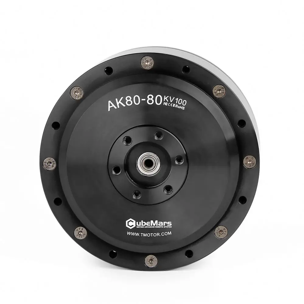 AK80-80 KV100 48V 2KW Brushless DC Robot Joint Motor Highly Torque 144 Nm 300RPM Speed Explosion-Proof Permanent Magnet ROHS
AK80-80 KV100 48V 2KW Brushless DC Robot Joint Motor Highly Torque 144 Nm 300RPM Speed Explosion-Proof Permanent Magnet ROHS
