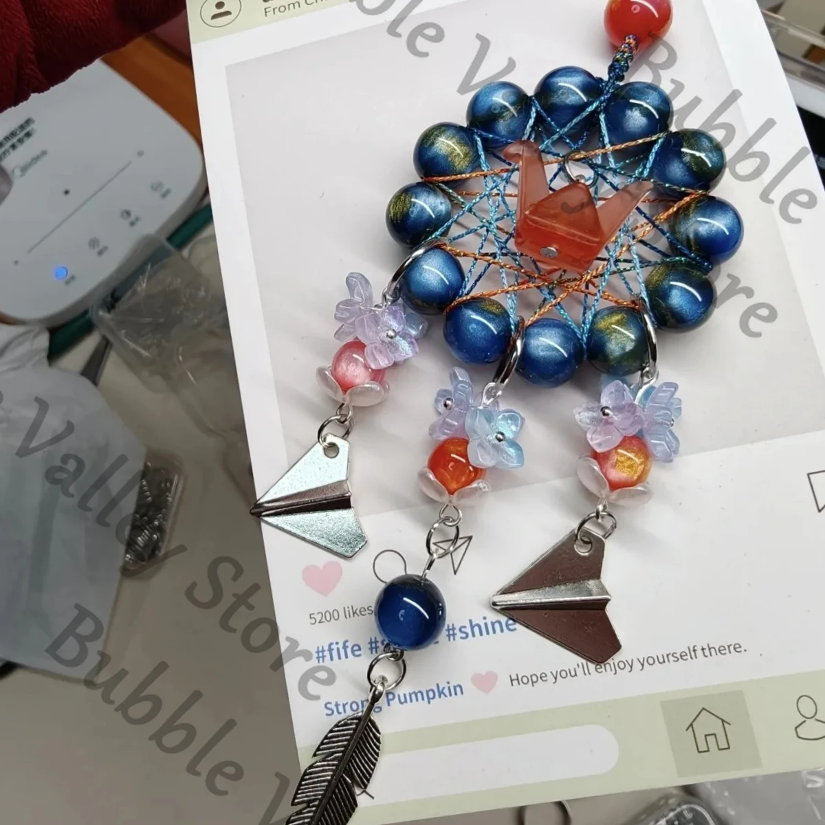 Anime Love and Deepspace Caleb Twin Lotus Cosplay Handmade Dream Catcher Wind Chime Beaded Pendant Cartoon Hanging Decoration
Anime Love and Deepspace Caleb Twin Lotus Cosplay Handmade Dream Catcher Wind Chime Beaded Pendant Cartoon Hanging Decoration