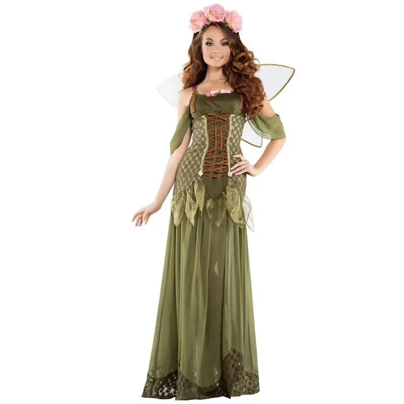 Love Live Flowers Fairy Theme Party Stage Costume Halloween Sexy Green Elf Princess Fancy Dress
Love Live Flowers Fairy Theme Party Stage Costume Halloween Sexy Green Elf Princess Fancy Dress