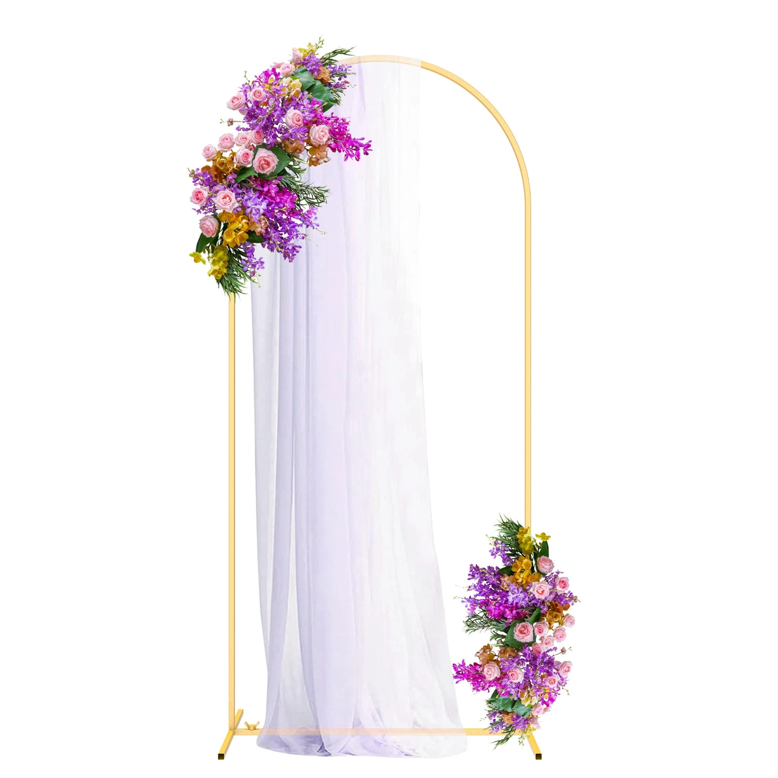 6 X 2.6ft Wedding Arch Backdrop Stand Metal Background Frame for Wedding Birthday Party Garden Background Decoration
6 X 2.6ft Wedding Arch Backdrop Stand Metal Background Frame for Wedding Birthday Party Garden Background Decoration