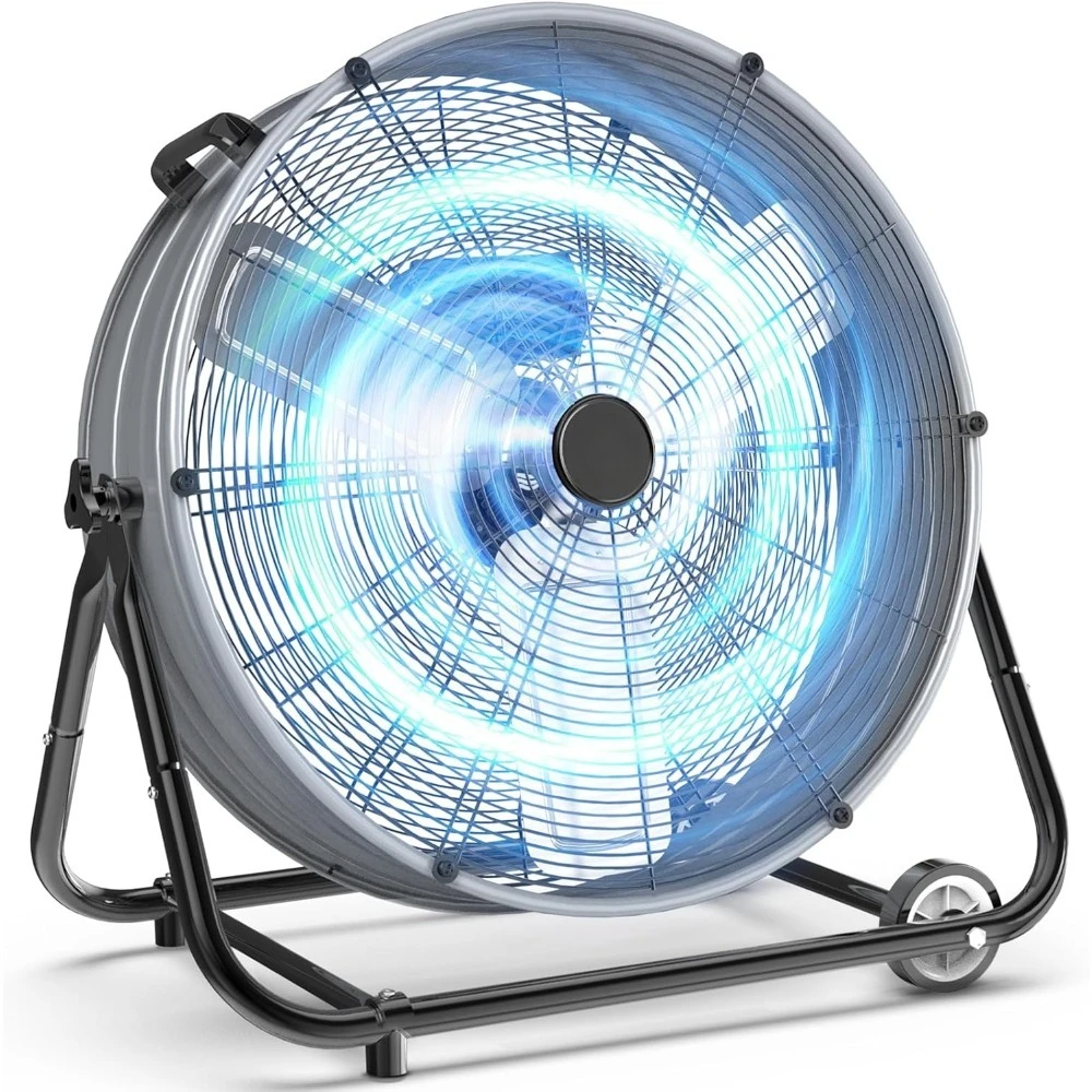 24inch Industrial Drum Fan - 8900CFM Heavy Duty Barrel Floor Shop Fans - 3 Speed High Velocity Air Circulator with 360° Tilt
24inch Industrial Drum Fan - 8900CFM Heavy Duty Barrel Floor Shop Fans - 3 Speed High Velocity Air Circulator with 360° Tilt