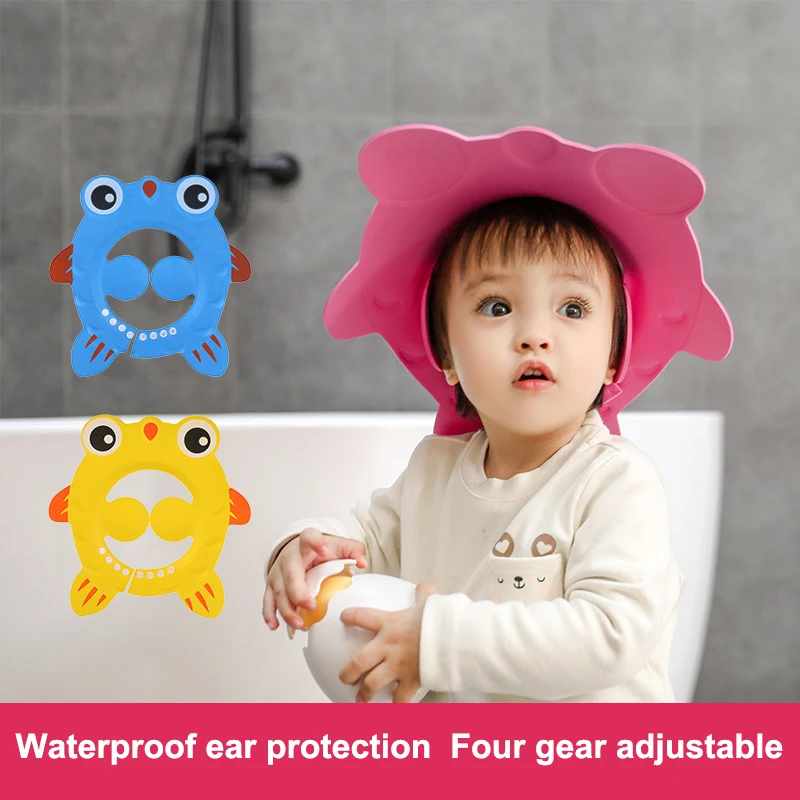 Adjustable Cartoon Baby Shampoo Cap Waterproof Splash Guard Bath Visor Hat Durable Infant Hair Wash Protection For Shower
Adjustable Cartoon Baby Shampoo Cap Waterproof Splash Guard Bath Visor Hat Durable Infant Hair Wash Protection For Shower