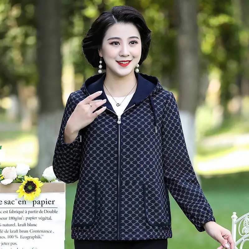 Mother Windbreaker Coat Female 2026 Spring Autumn New Hooded Jacket Casual Plus Size Outwear Western-style Overwear Women's Top
Mother Windbreaker Coat Female 2026 Spring Autumn New Hooded Jacket Casual Plus Size Outwear Western-style Overwear Women's Top