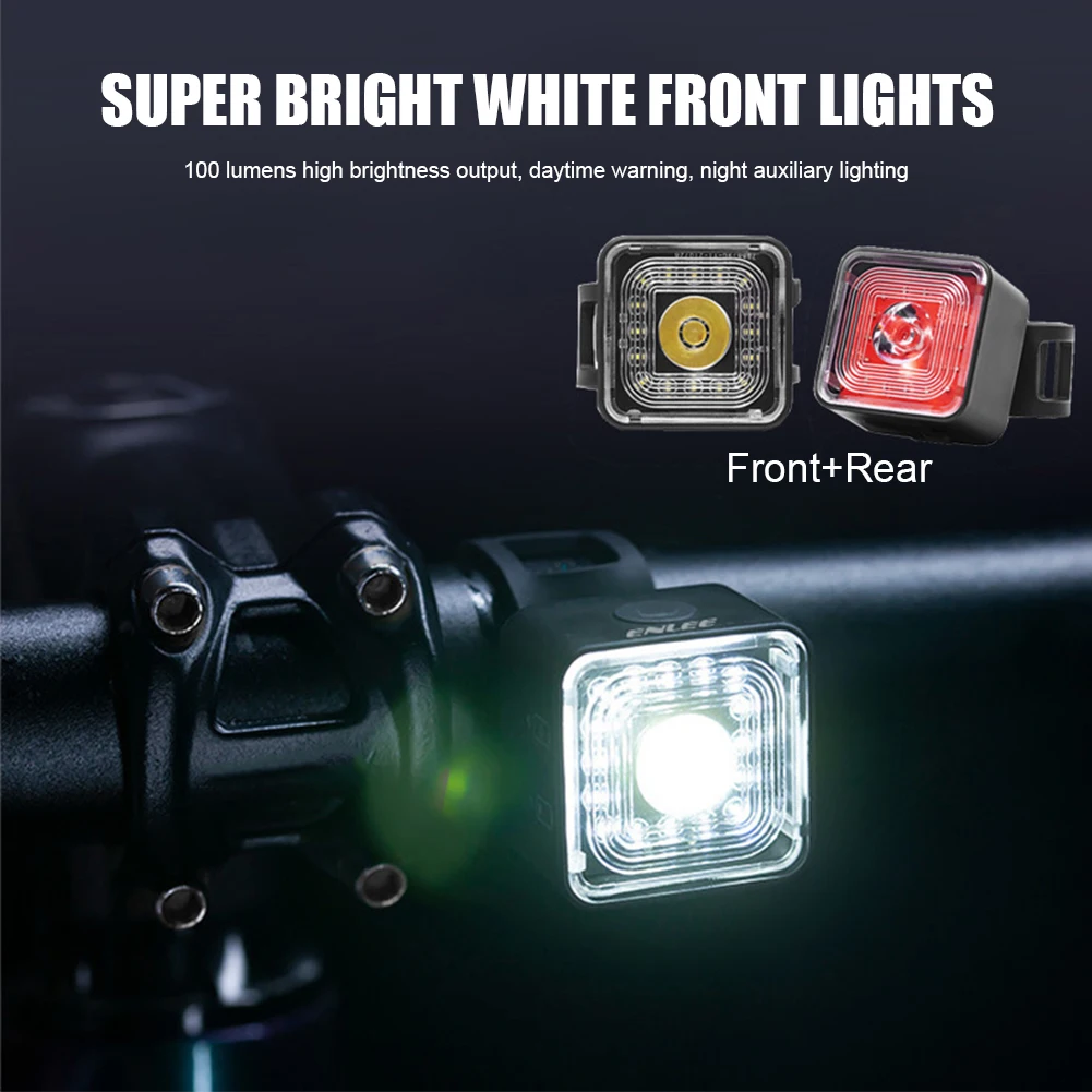 100Lumen MTB Road Bike Front Lights Smart Brake Sensing Rear Lamp 5 Gears Rechargeable Waterproof Tail Light Bicycle Accessories
100Lumen MTB Road Bike Front Lights Smart Brake Sensing Rear Lamp 5 Gears Rechargeable Waterproof Tail Light Bicycle Accessories