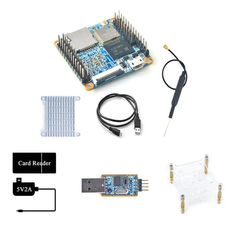 N82R For Nanopi NEO Air PCB Development Board 512MB RAM 8GB EMMC Allwinner H3 Quad-Core Iota7 Bluetooth WIFI Iot Module Kit
N82R For Nanopi NEO Air PCB Development Board 512MB RAM 8GB EMMC Allwinner H3 Quad-Core Iota7 Bluetooth WIFI Iot Module Kit