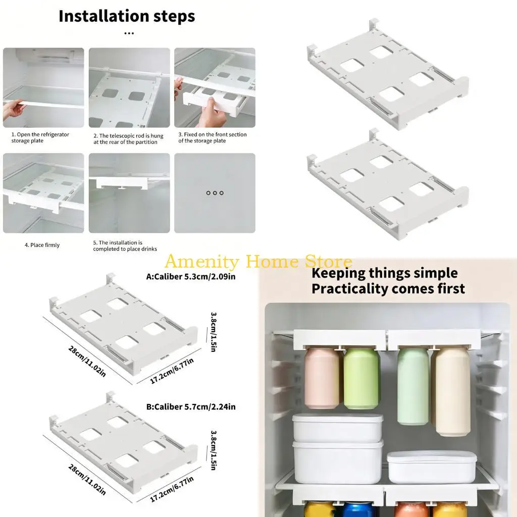 F26C Hanging Can Organizer for Refrigerator,Pull Out Sodas Can Dispenser Drink Holder Rack for Fridge Beverage Organizer
F26C Hanging Can Organizer for Refrigerator,Pull Out Sodas Can Dispenser Drink Holder Rack for Fridge Beverage Organizer