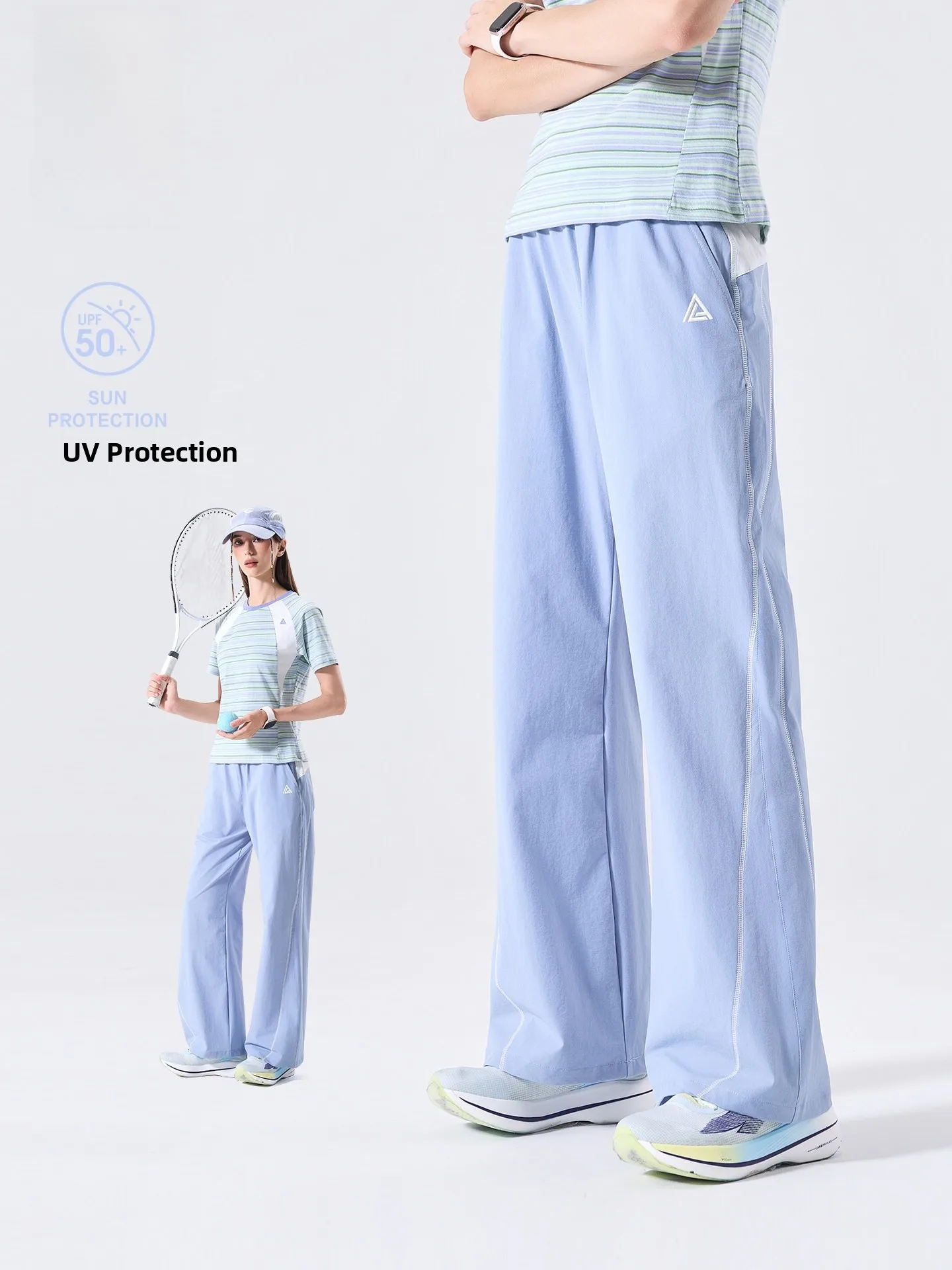 LAZY DAY Outdoor Wide Leg Pants Women's Summer Quick Dry Loose Fit Hассu Line Anti UV Color Block Long Trousers
LAZY DAY Outdoor Wide Leg Pants Women's Summer Quick Dry Loose Fit Hассu Line Anti UV Color Block Long Trousers