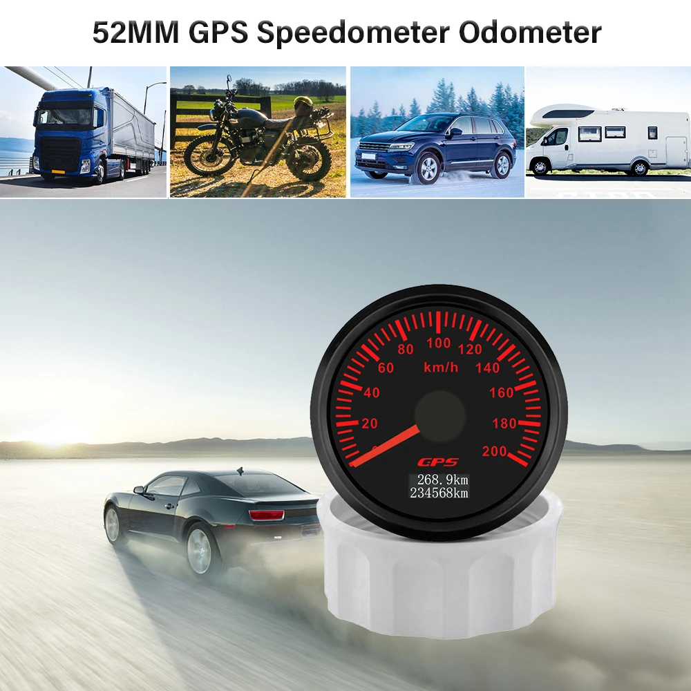 Rhaxel 52 мм GPS-спидометр 0-30 км/ч 80 км/ч 200 км одометр с 7 цветами подсветки для тракторов, мотоциклов, автомобильных судов
Rhaxel 52 мм GPS-спидометр 0-30 км/ч 80 км/ч 200 км одометр с 7 цветами подсветки для тракторов, мотоциклов, автомобильных судов