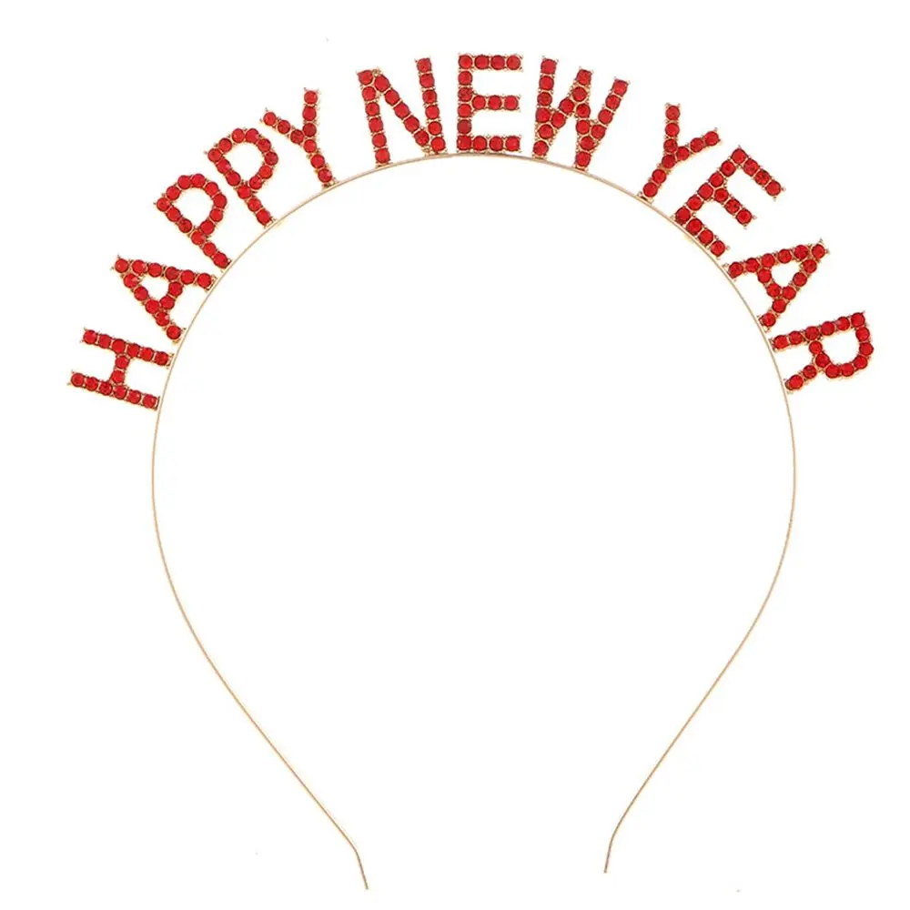 Gift Alloy Christmas Dree Up New Year Headdress Female Jewelry Korean Style Hair Hoop Rhinestone Crown HAPPY NEW YEAR Headband
Gift Alloy Christmas Dree Up New Year Headdress Female Jewelry Korean Style Hair Hoop Rhinestone Crown HAPPY NEW YEAR Headband