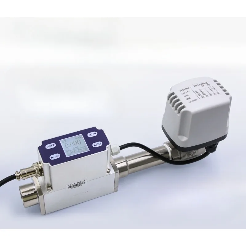 The latest high-pressure thermal gas mass flowmeter controller, high-precision compressed air oxygen nitrogen ball valve MEMS
The latest high-pressure thermal gas mass flowmeter controller, high-precision compressed air oxygen nitrogen ball valve MEMS
