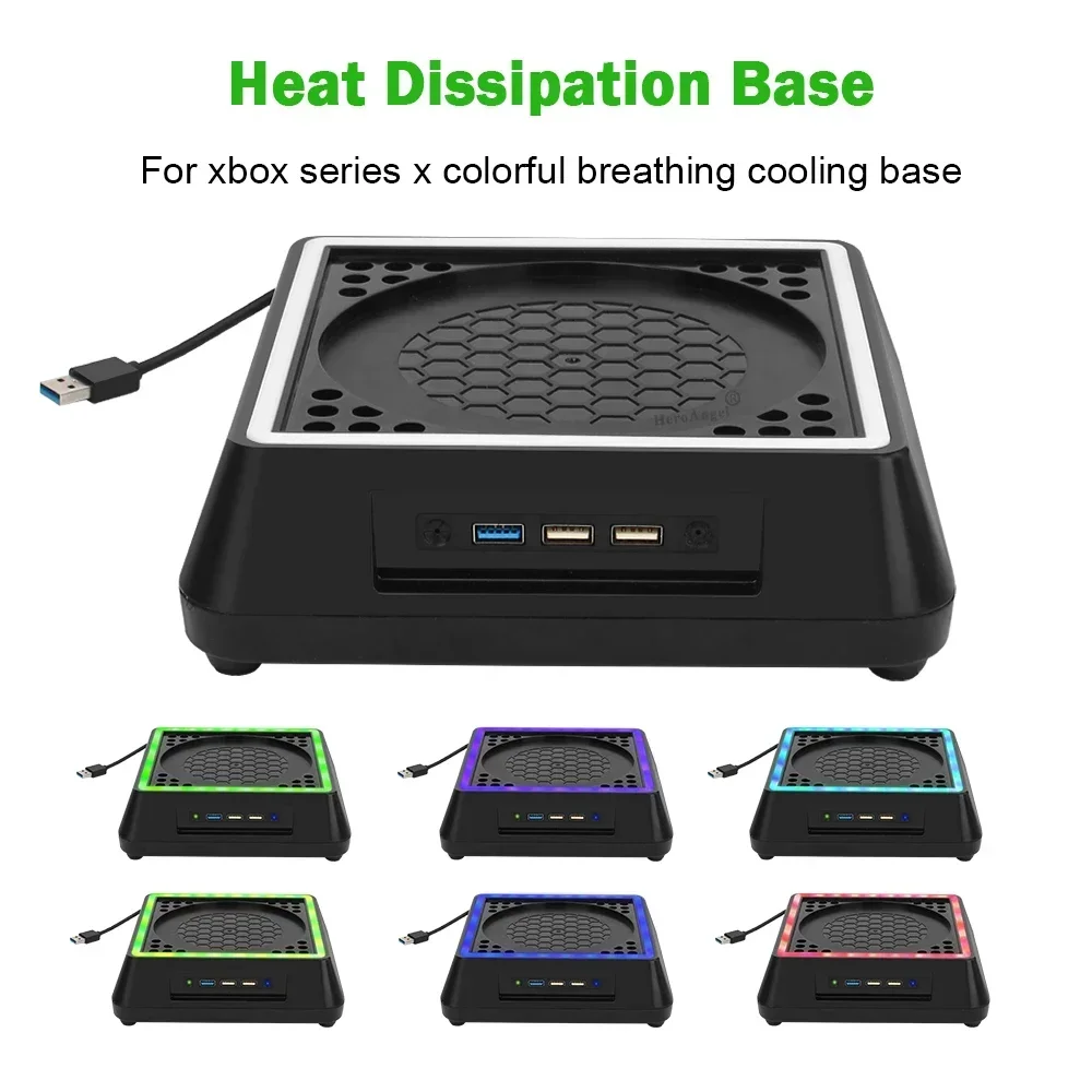 NEW For Xbox Series X XSX Cooling Fan Stand Base 3 Speed Adjustable with LED Light USB Port Bracket Holder For XSX Game Access
NEW For Xbox Series X XSX Cooling Fan Stand Base 3 Speed Adjustable with LED Light USB Port Bracket Holder For XSX Game Access