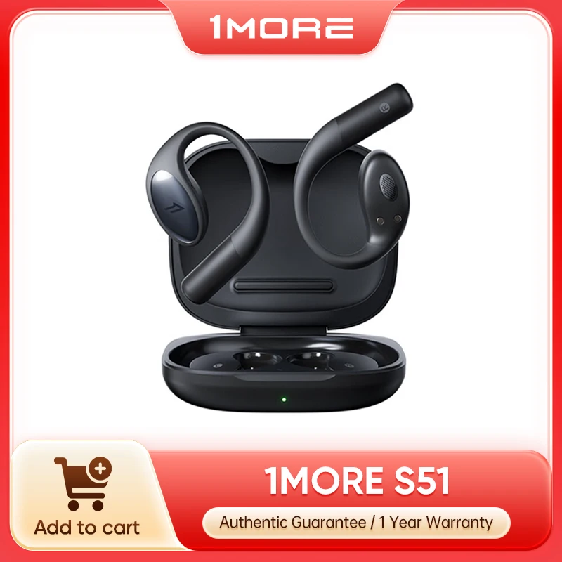 1MORE S51 Open Ear Headphones Ear buds Wireless Bluetooth electronics Wateproof flash-sale earphones headset
1MORE S51 Open Ear Headphones Ear buds Wireless Bluetooth electronics Wateproof flash-sale earphones headset