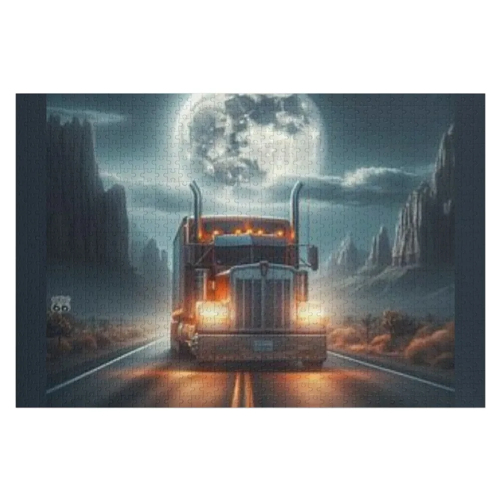A Kenworth truck on Route 66 Jigsaw Puzzle Wood Photo Personalized Custom Name Child Toy Diorama Accessories Puzzle
A Kenworth truck on Route 66 Jigsaw Puzzle Wood Photo Personalized Custom Name Child Toy Diorama Accessories Puzzle