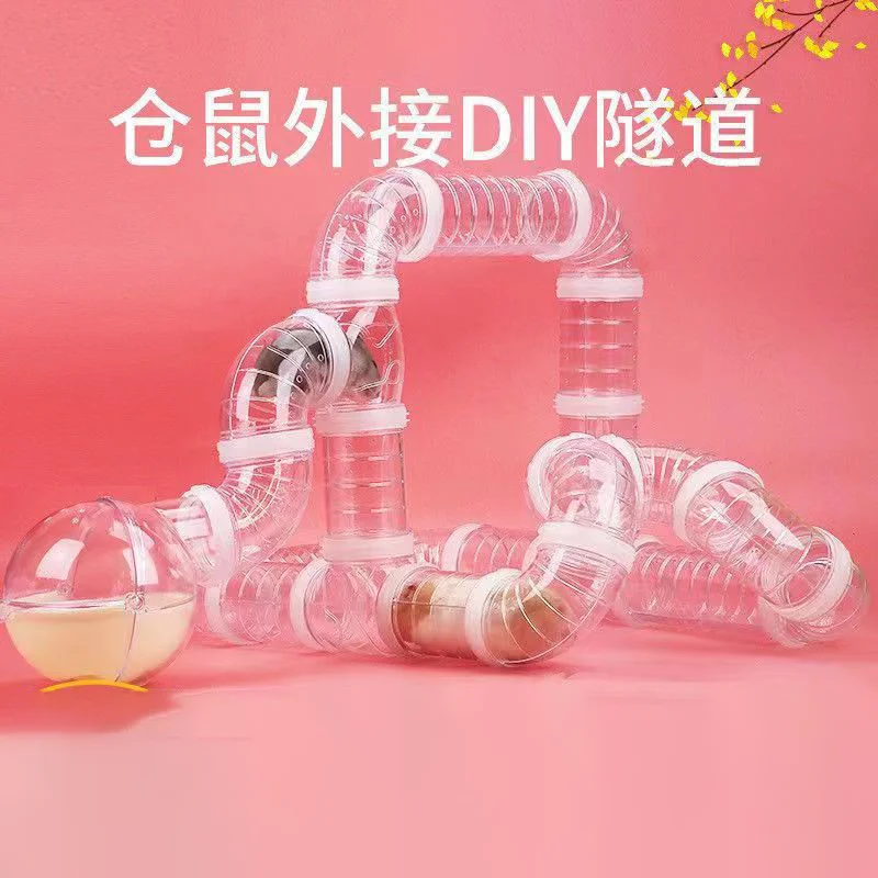 DIY Maze Pipes Durable External Playgrounds Small Animals Toys Guinea Pig Accessories Tunnel for Hamster Pigs Pet Hideout Tubes
DIY Maze Pipes Durable External Playgrounds Small Animals Toys Guinea Pig Accessories Tunnel for Hamster Pigs Pet Hideout Tubes
