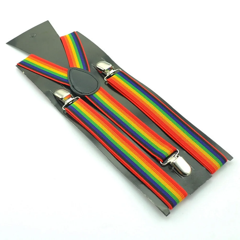 2 Pcs Rainbow Suspenders Tie Set Bright Colorful Dress up Accessory Party Photo Props Adult Bow Tie
2 Pcs Rainbow Suspenders Tie Set Bright Colorful Dress up Accessory Party Photo Props Adult Bow Tie