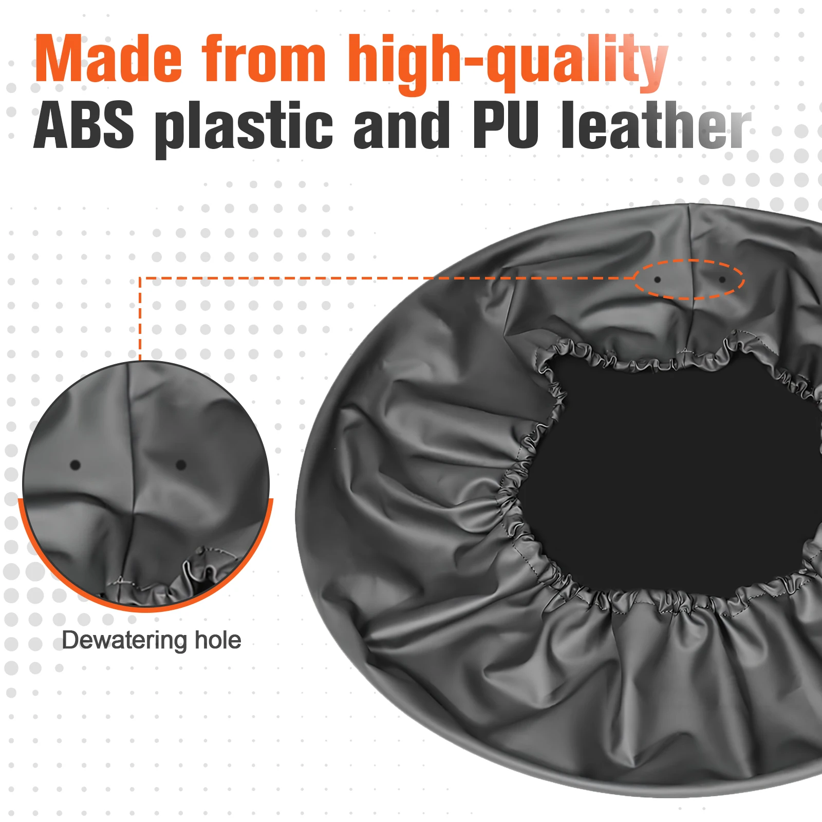ABS Rear Spare Tire Tyre Wheel Cover Protector Car Rear Spare Tire Protective Cover for Land Rover Defender 90 110 130 2000-2025
ABS Rear Spare Tire Tyre Wheel Cover Protector Car Rear Spare Tire Protective Cover for Land Rover Defender 90 110 130 2000-2025